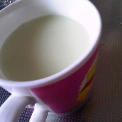 美味しくいただきました～緑茶にミルクって新しかったです♡ごちそうさまでした。